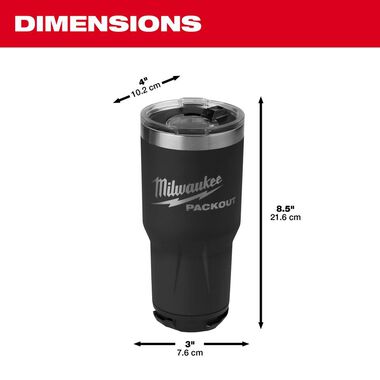 Milwaukee PACKOUT Tumbler 30oz 48-22-8393M910 - Acme Tools