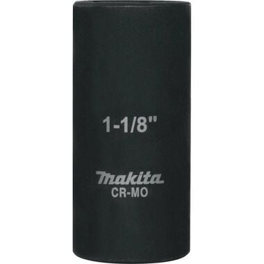 Makita 1-1/8 in. Deep Well Impact Socket 1/2 in. Drive