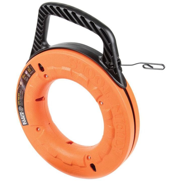 Klein Tools 1/8in Wide Steel Fish Tape 65 ft, large image number 0