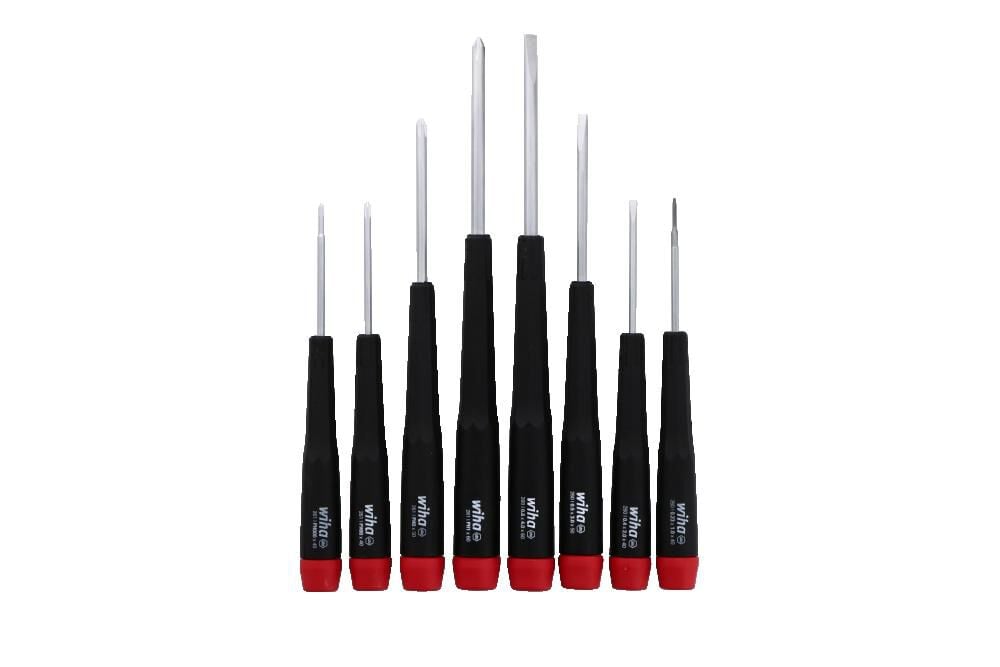 Wiha Precision Slotted and Phillips Screwdriver Set 8 Pieces, large image number 8