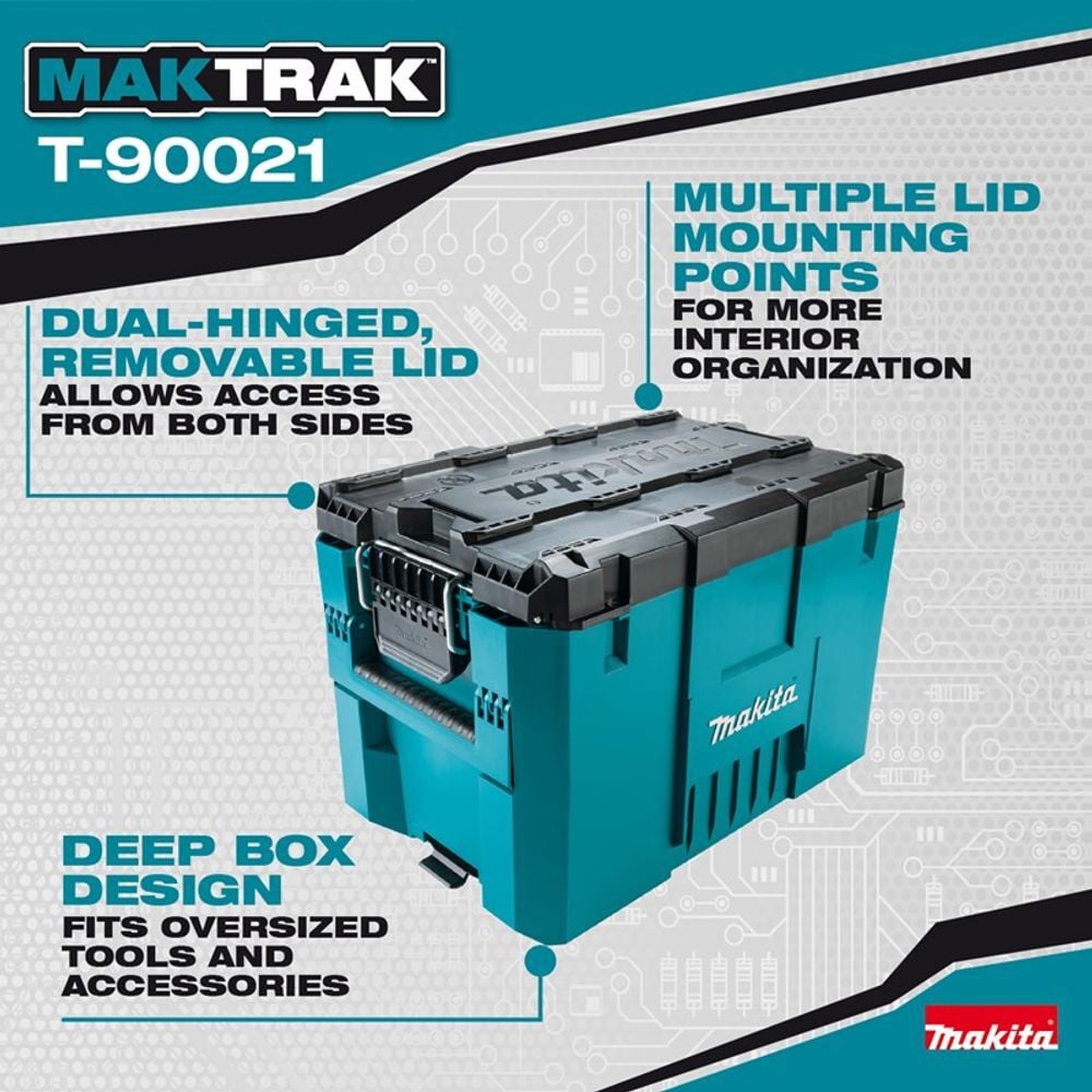 Makita MAKTRAK Extra Large Extension Tool Box, large image number 2