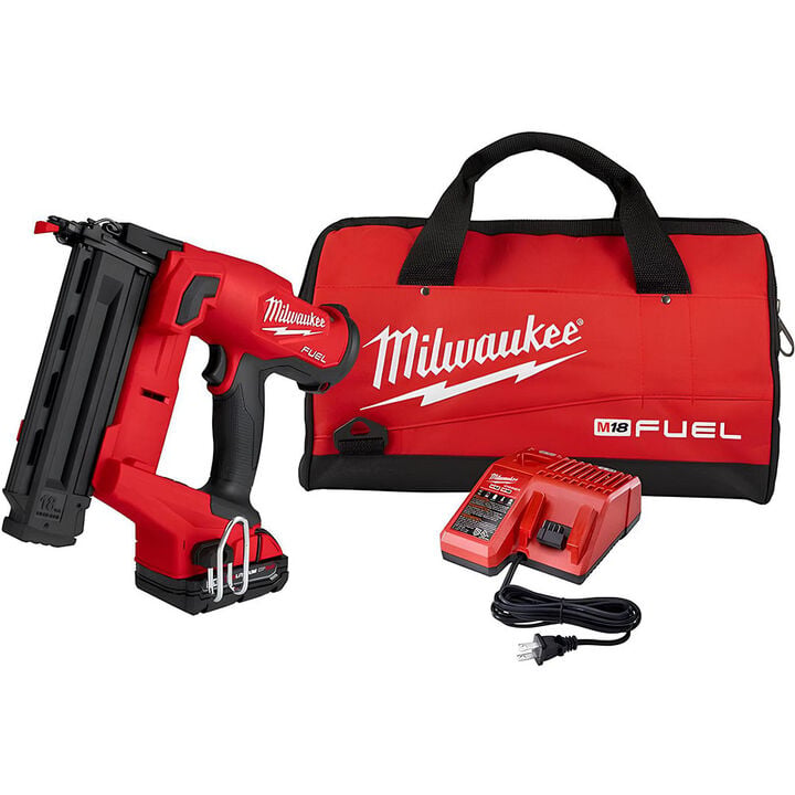 Milwaukee M18 FUEL 18 Gauge Brad Nailer Kit Reconditioned