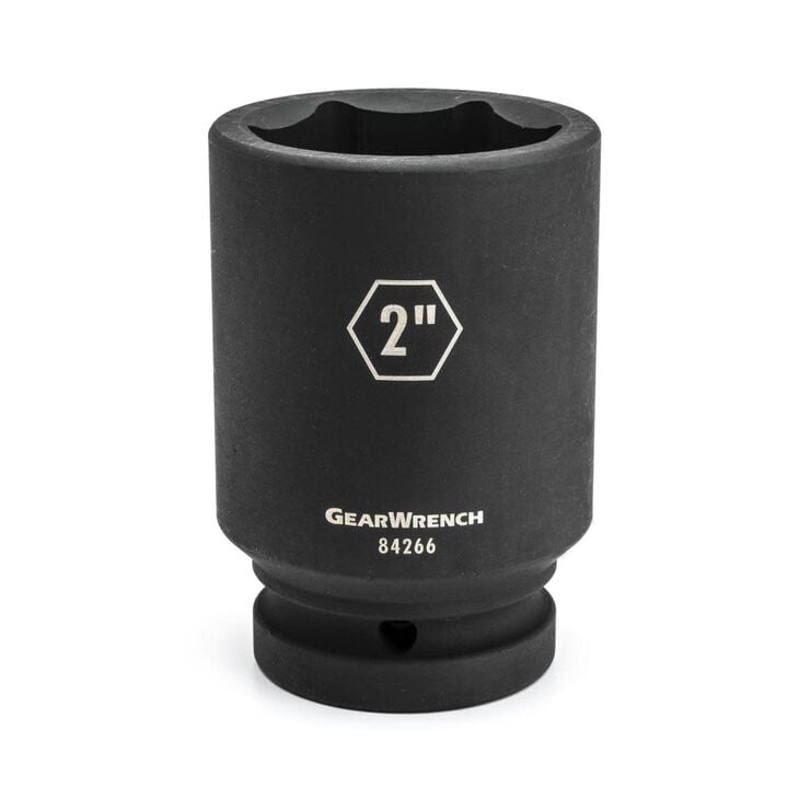 GEARWRENCH Impact Socket 1 in Drive 6 Point Deep 1-7/8 in, large image number 0