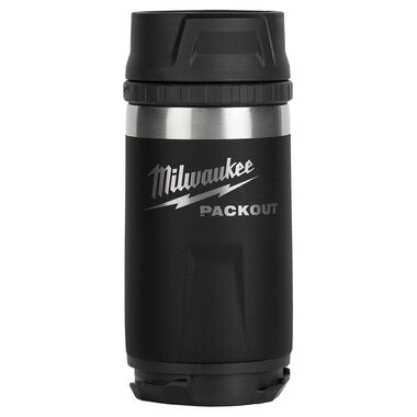Milwaukee PACKOUT 12 Oz Insulated Bottle with Sip Lid Black