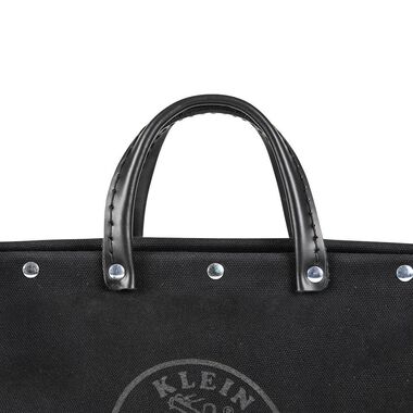 Klein Tools Deluxe Black Canvas Tool Bag 16-Inch, large image number 9