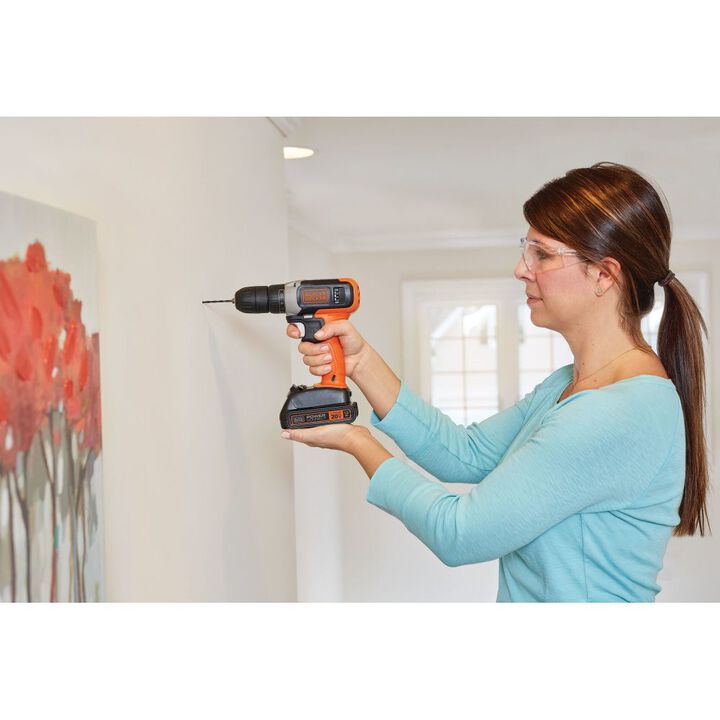 Black and Decker 20V MAX Cordless Drill/Driver Kit, large image number 6