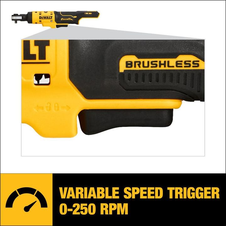 DEWALT XTREME 12V MAX 1/4in Ratchet Brushless Kit, large image number 9