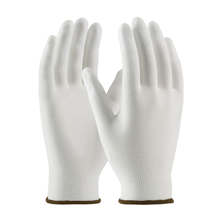 Protective Industrial Products Gloves White CleanTeam Seamless Nylon Clean Environment Small 12 Pairs of Gloves