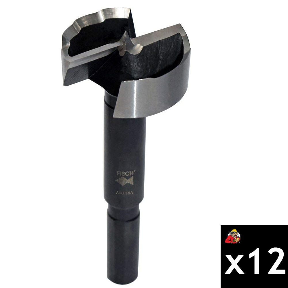 Fisch 2 Inch Shark Forstner Drill Bit 12 Pieces, large image number 1