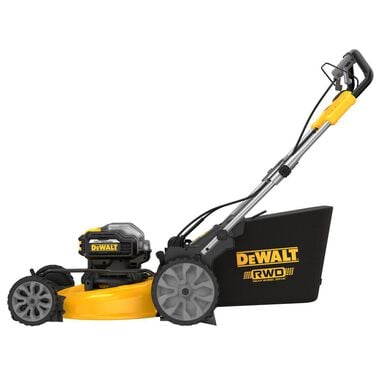 DEWALT 2X20V MAX Lawn Mower Kit Brushless Cordless 21 1/2in Rear Wheel Drive Self Propelled, large image number 1