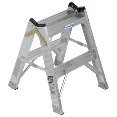 Werner 2 Ft. Type IA Aluminum Twin Step Ladder, large image number 0