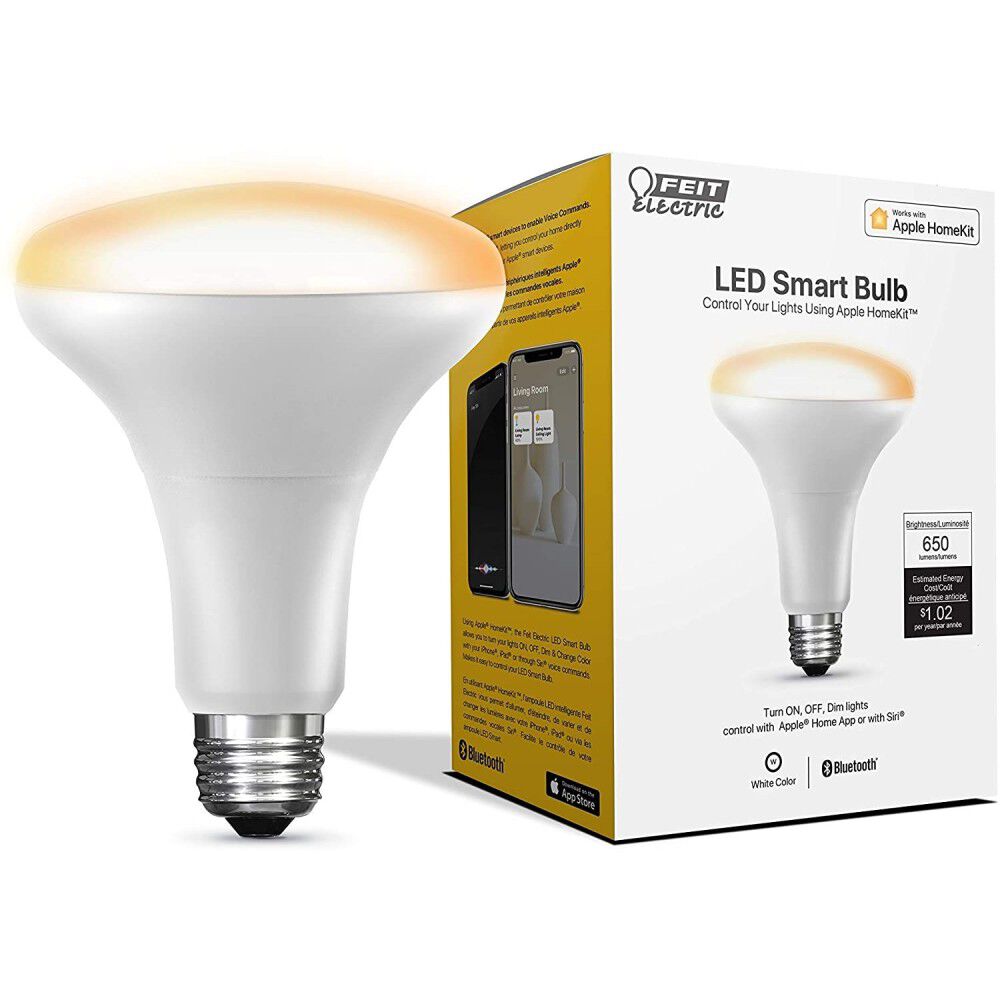 Feit Electric 65W BR30 Apple HomeKit LED Smart Bulb 1pk, large image number 2
