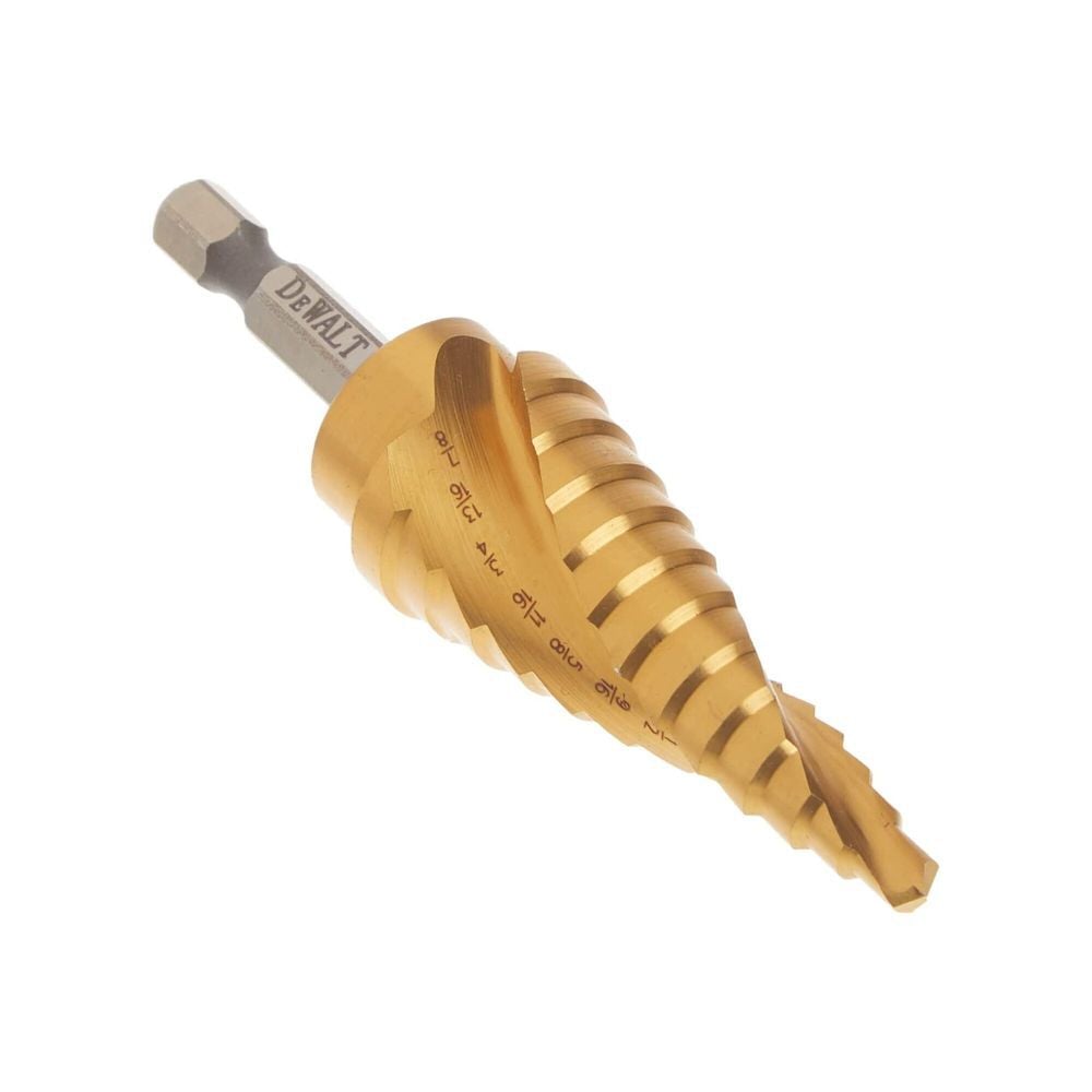 DEWALT 3/16 In. to 7/8 In. Impact Ready Step Drill Bit, large image number 2