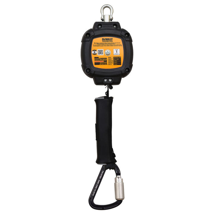 DEWALT Personal Self Retracting Lifeline Single Aluminum Carabiner, large image number 1