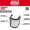 Milwaukee BOLT Full Face Shield Metal Mesh Compatible with Safety Helmet No Brim, small image number 4