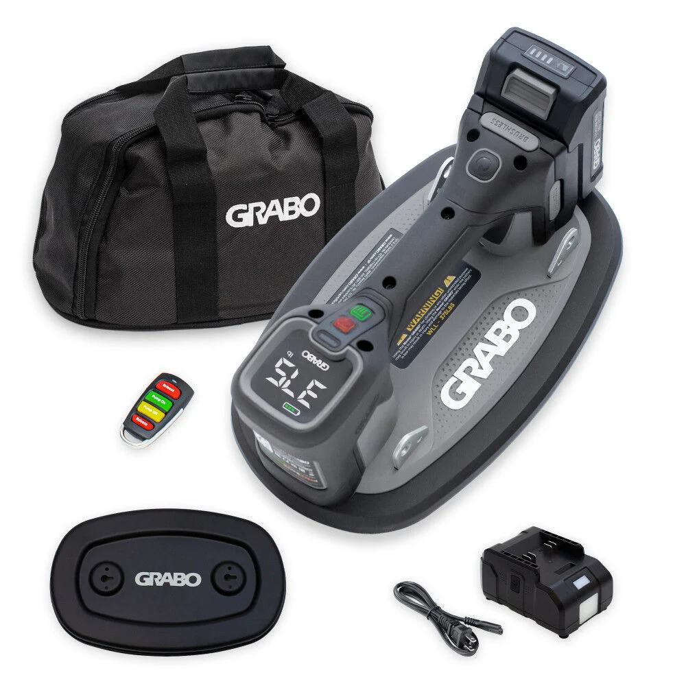 Grabo 20V Pro-Lifter Suction Cup Lifting Device 2.6Ah Battery Brushless Kit – GPB-FB-FS