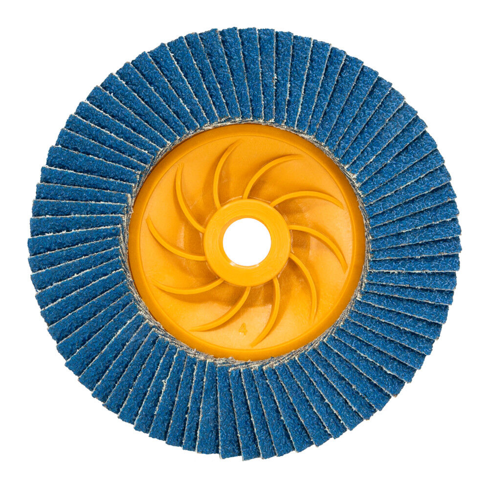 Spyder 4.5 Inch Ceramic Abrasive Flap Disk, 36 Grit, 5/8 Inch-11 Arbor Type 27, large image number 3