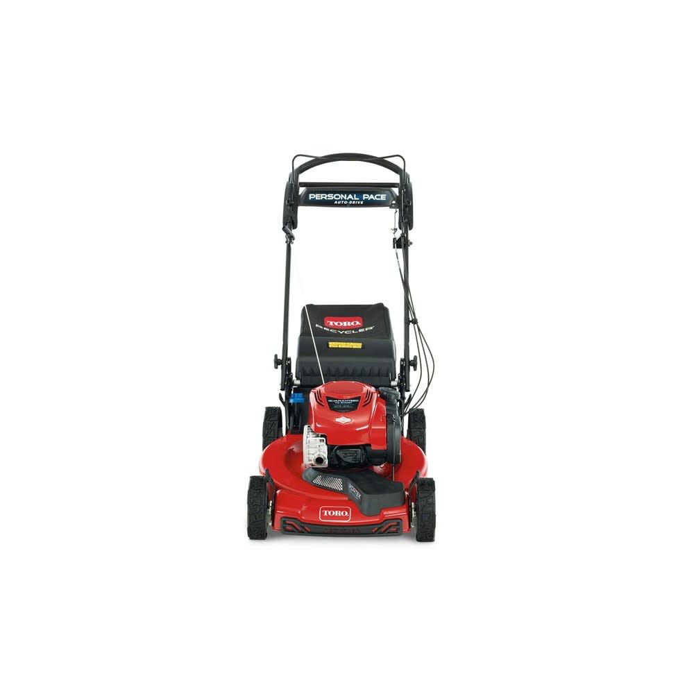 All wheel drive clearance self propelled lawn mower