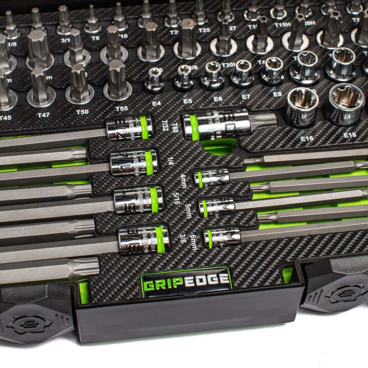 GripEdge Tools Master RPT Hex and Star Driver Set 62 Pieces, large image number 3
