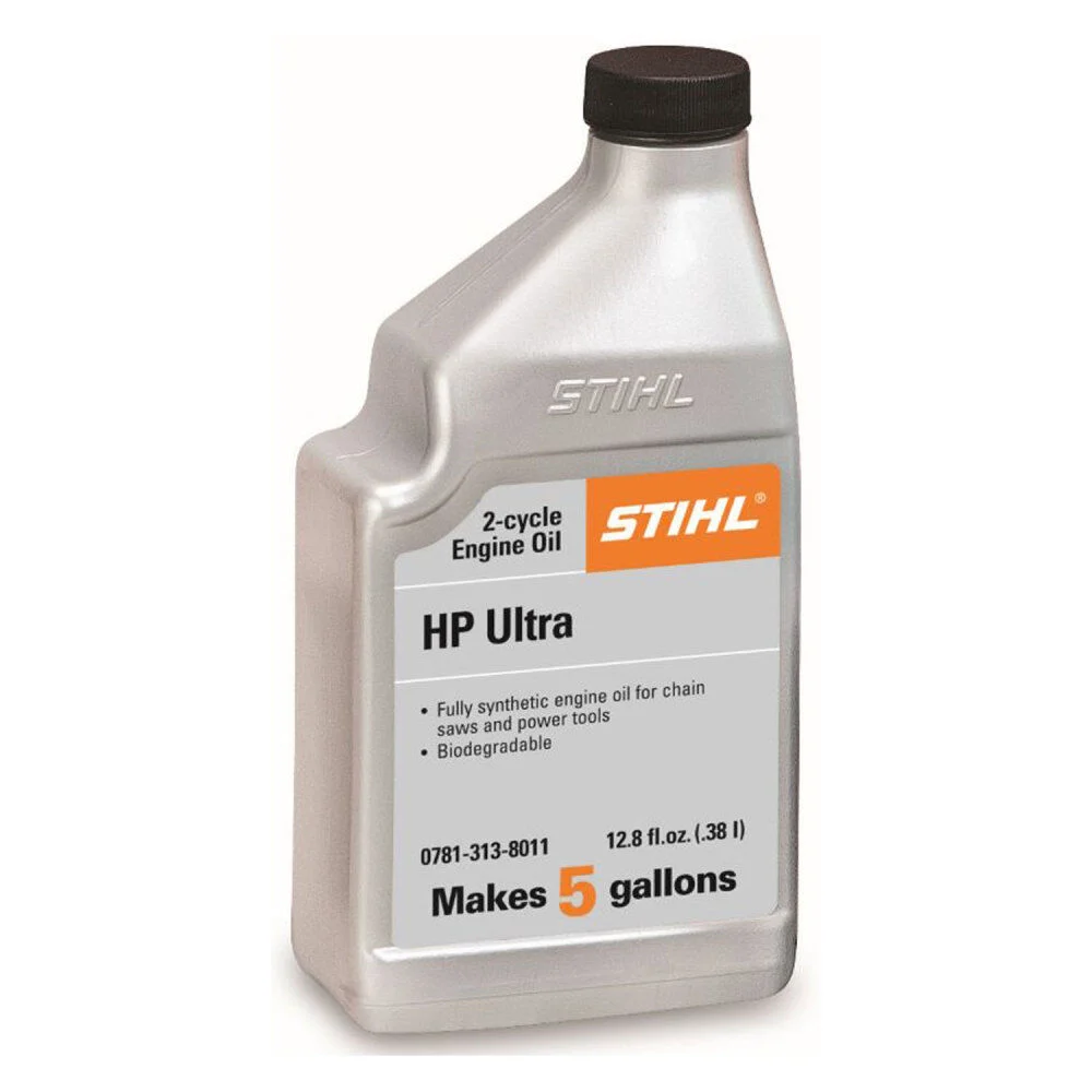 Stihl HP Ultra Fully Synthetic 2-Cycle Engine Oil 50:1 5 Gal Mix 12.8 oz, large image number 1
