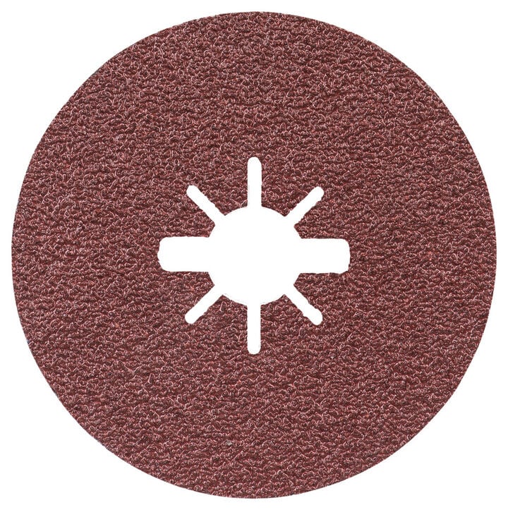 Bosch 4-1/2 Inch 24 Grit X-LOCK Coarse Grit Abrasive Fiber Discs 25 Piece