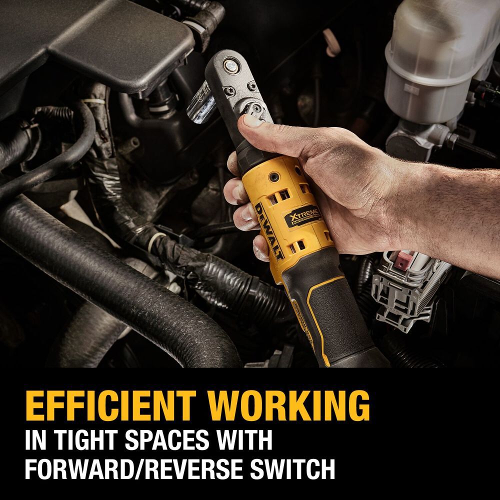 DEWALT XTREME 12V MAX 3/8 in and 1/4 in Sealed Head Ratchet Cordless (Bare Tool), large image number 7