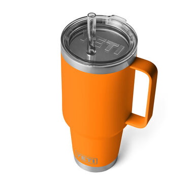 Yeti 42oz Rambler Straw Mug with Straw Lid King Crab Orange