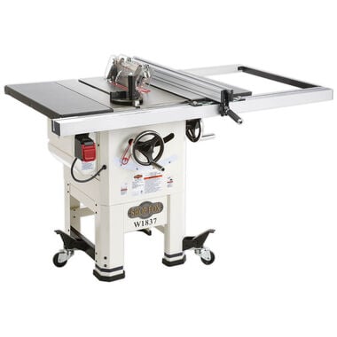 Shop Fox 2 HP 10in Hybrid Open Stand Table Saw, large image number 9