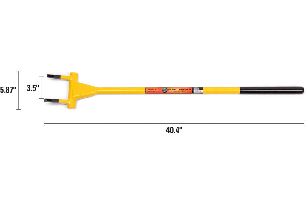 Honey Badger 2 Tines Demolition Fork Wrecking Bar with 40 Inch Length Handle, large image number 5