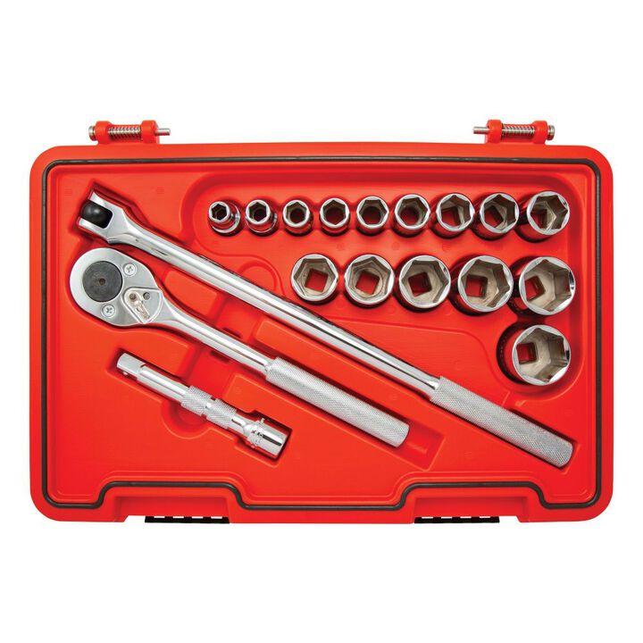 Proto Socket Set 1/2 DR 18pc SAE 6pt, large image number 1