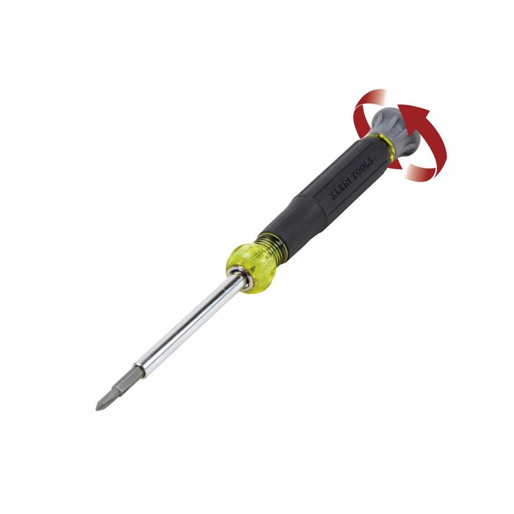 Klein Tools 4-in-1 Multi-Bit Tamperproof Electronics Screwdriver with TORX Bits, large image number 6