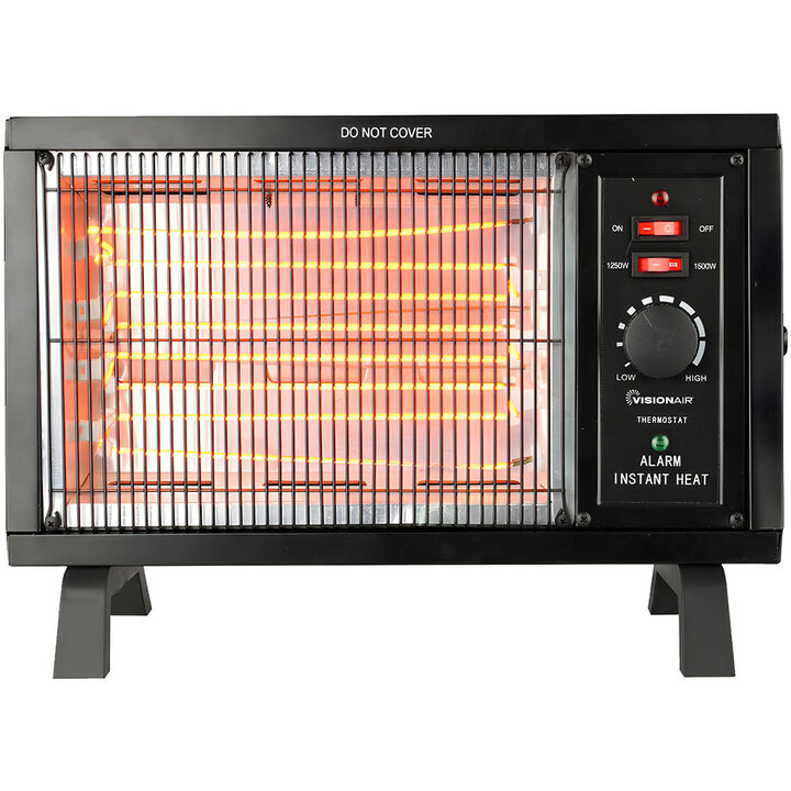 VisionAir 11 In. 120/1500W 5118 Btu 96 Sq-Ft. Radiant Heater