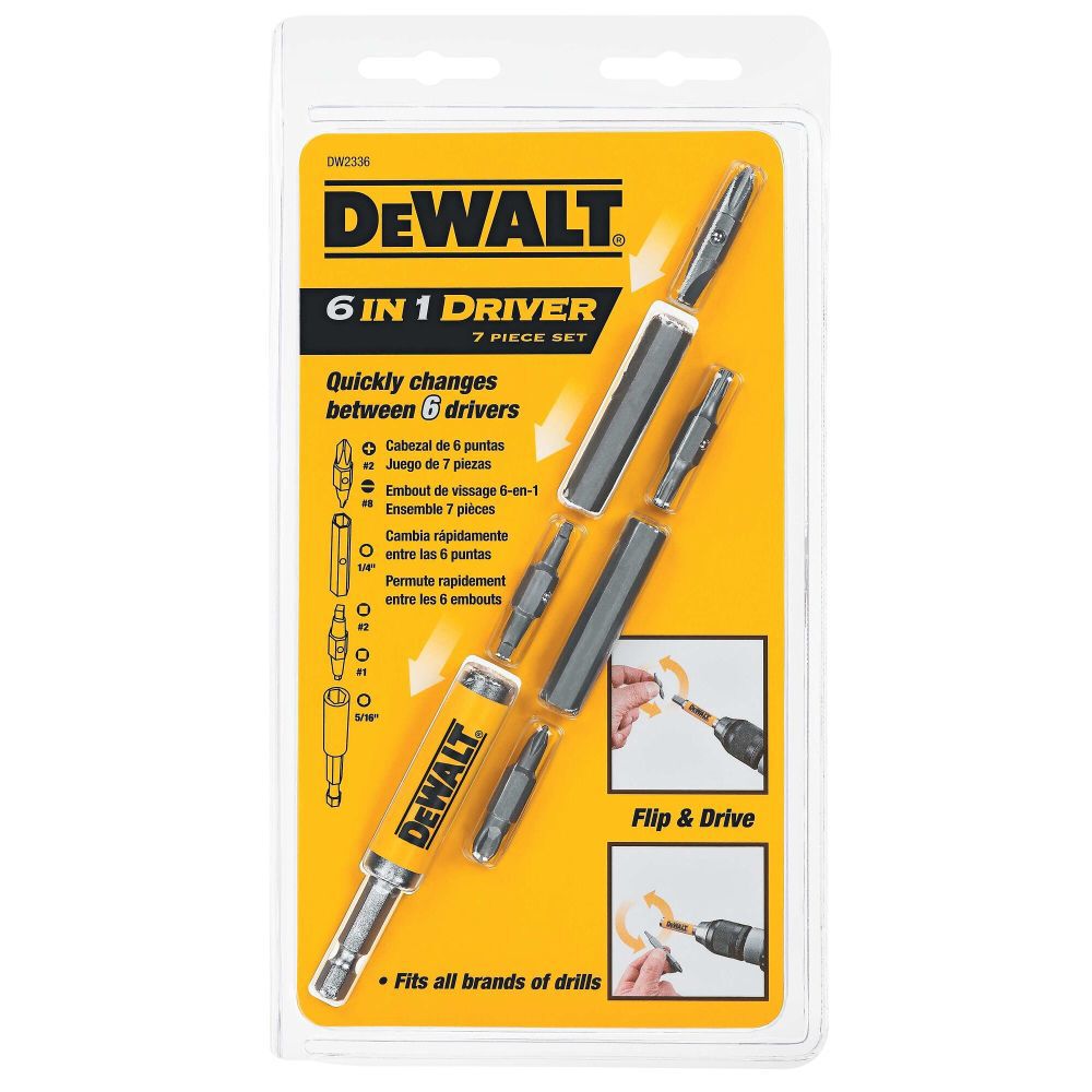 DEWALT 7 piece 6-in-1 Drive Set, large image number 2