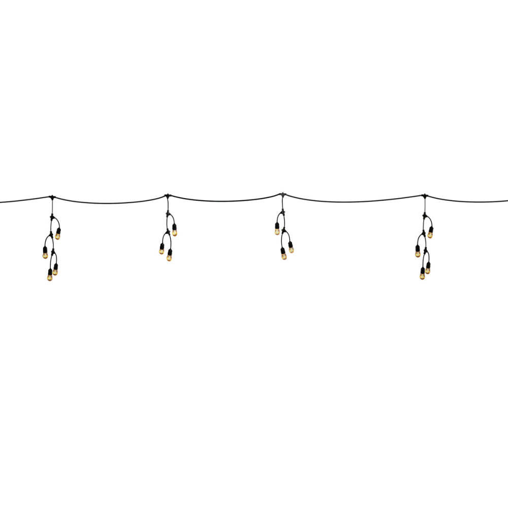 Feit Electric 12 Ft. Length 120V 10 LED Fence String Light White, large image number 2
