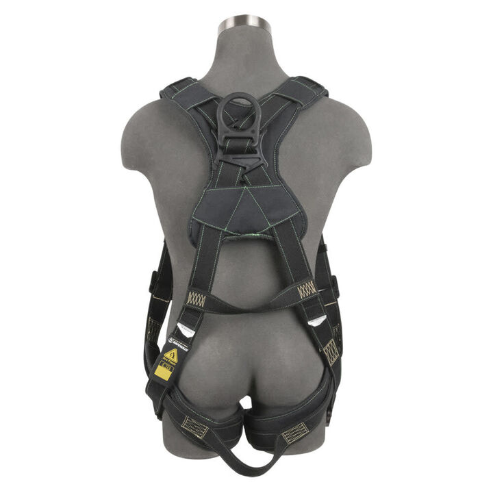 Safewaze Arc Flash Full Body Harness: DE 1D, DE QC Chest/Legs, large image number 1