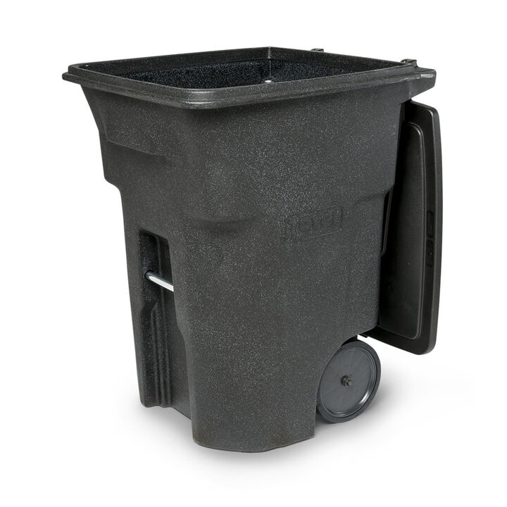 Toter 96 Gallon Trash Can with Smooth Wheels and Lid, large image number 5