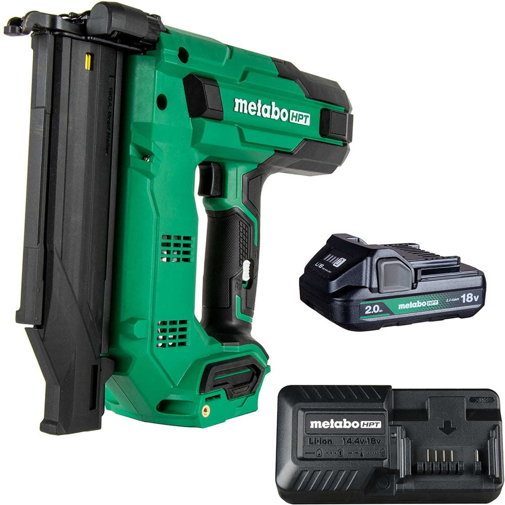 Metabo HPT 18V MultiVolt 18-Gauge Compact Brad Nailer Kit - NT1850DGM