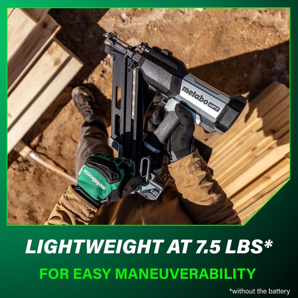 Metabo HPT Cordless Pneumatic 18V Metal Connector Nailer Kit, large image number 7