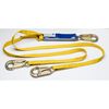 Werner 6ft DeCoil Twinleg Lanyard (DCELL Shock Pack 1in Web Snap Hook), small