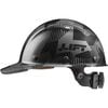 Lift Safety Hard Hat DAX Full Black Camo Carbon Fiber Cap Style, small image number 1