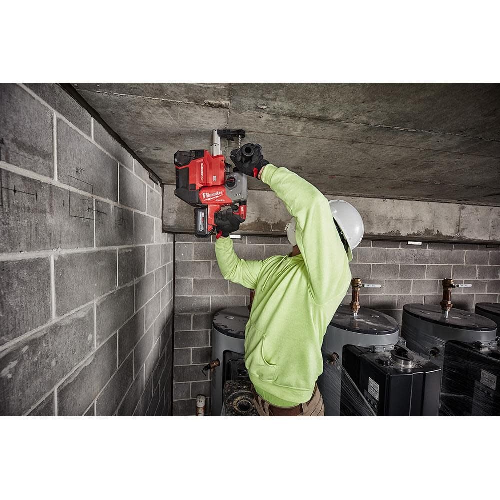 Milwaukee M18 FUEL Rotary Hammer 1inch SDS Plus with Dust Extractor Kit, large image number 8