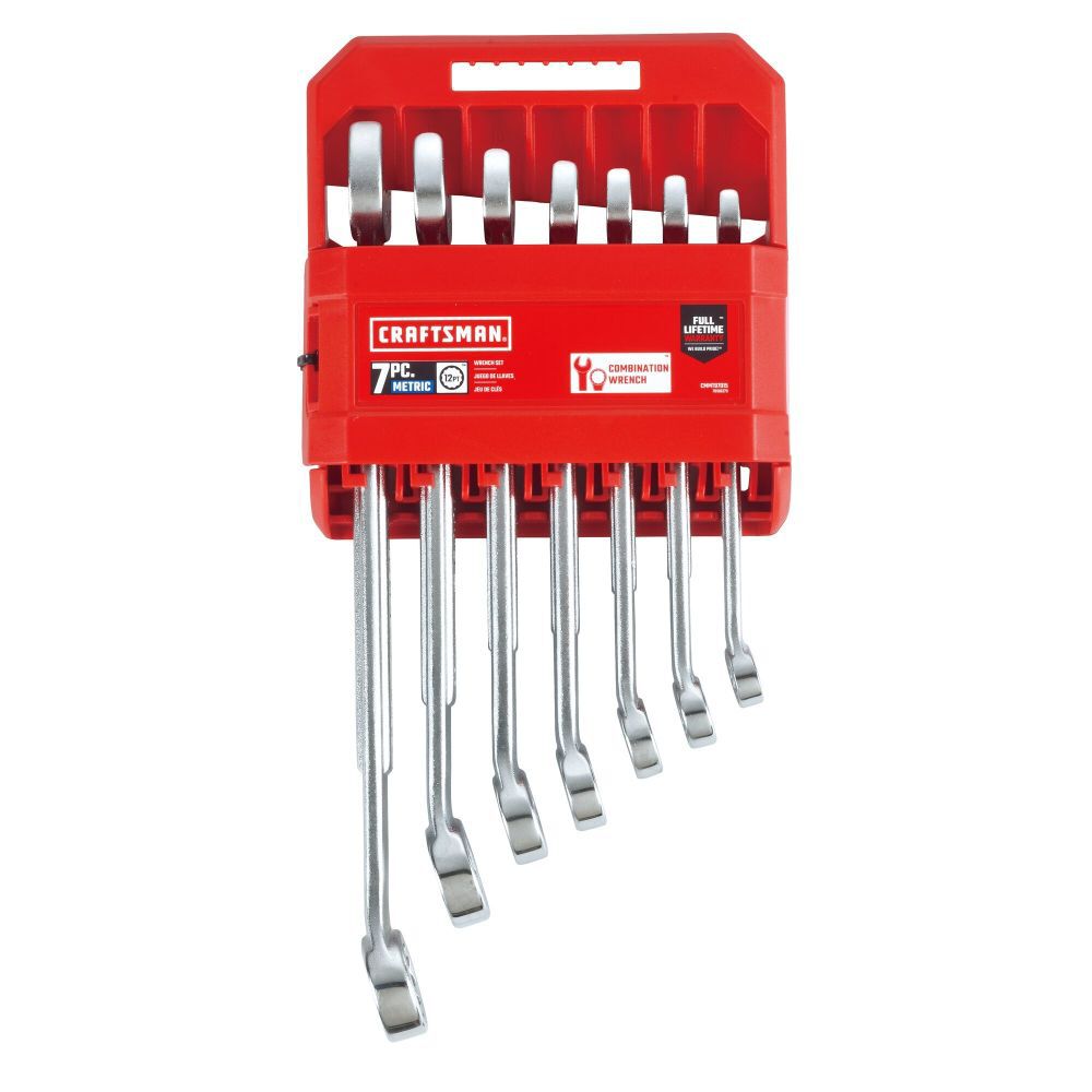 CRAFTSMAN Metric Raised-Panel Combination Wrench Set, 7 Piece, large image number 5