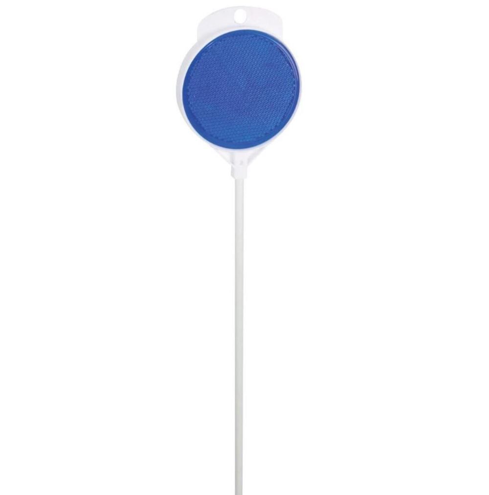 HY-KO 48in Blue Fiberglass Driveway Marker, large image number 1