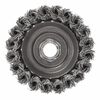 Bosch 3 In. Wheel Dia. 5/8 In.-11 Arbor Carbon Steel Knotted Wire Single Row Cup Brush, small
