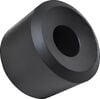 Vaughan 2 Inch Black Rubber Mallet Replacement Tip, small image number 1