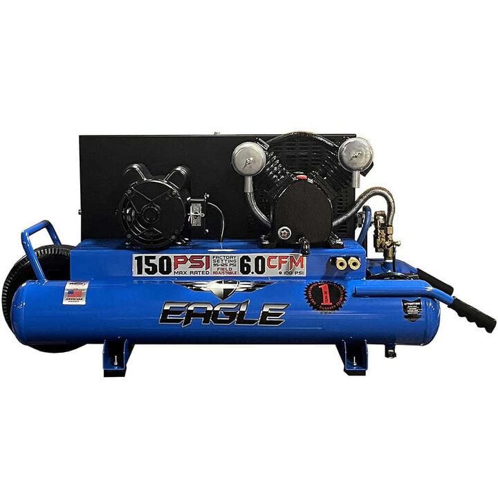 Eagle Compressor 8 Gallon Portable Electric Wheelbarrow Air Compressor