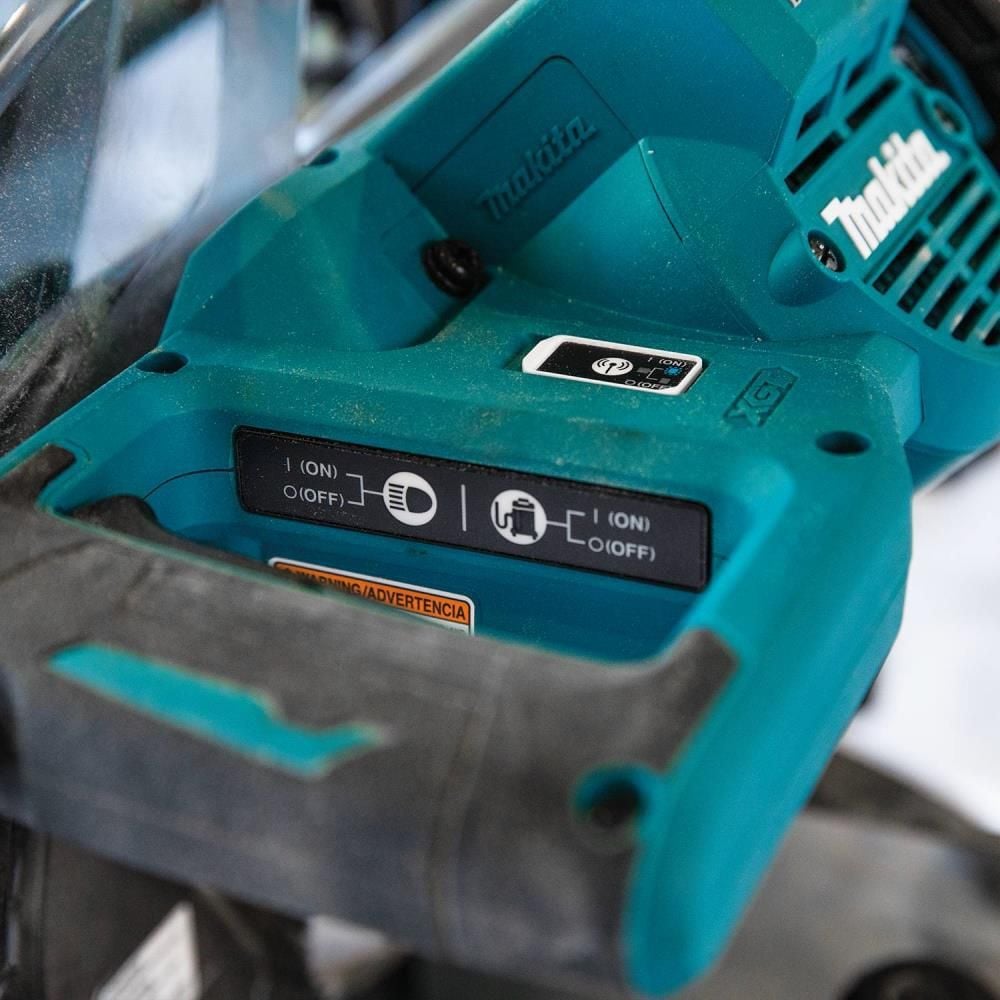 Makita 40V max XGT 12in Dual Bevel Sliding Compound Miter Saw Kit, large image number 9