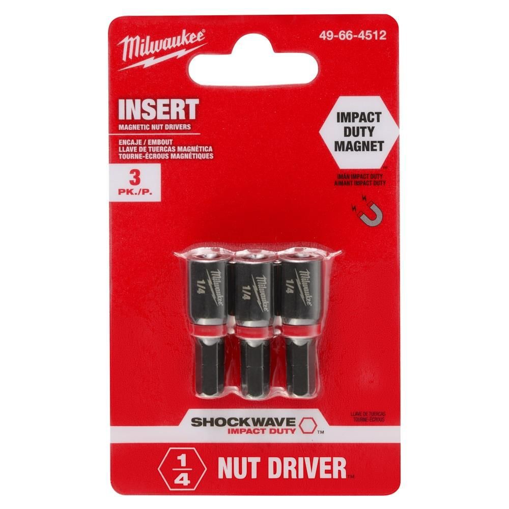 Milwaukee SHOCKWAVE 1/4 in. Insert Nut Driver 3PK, large image number 10