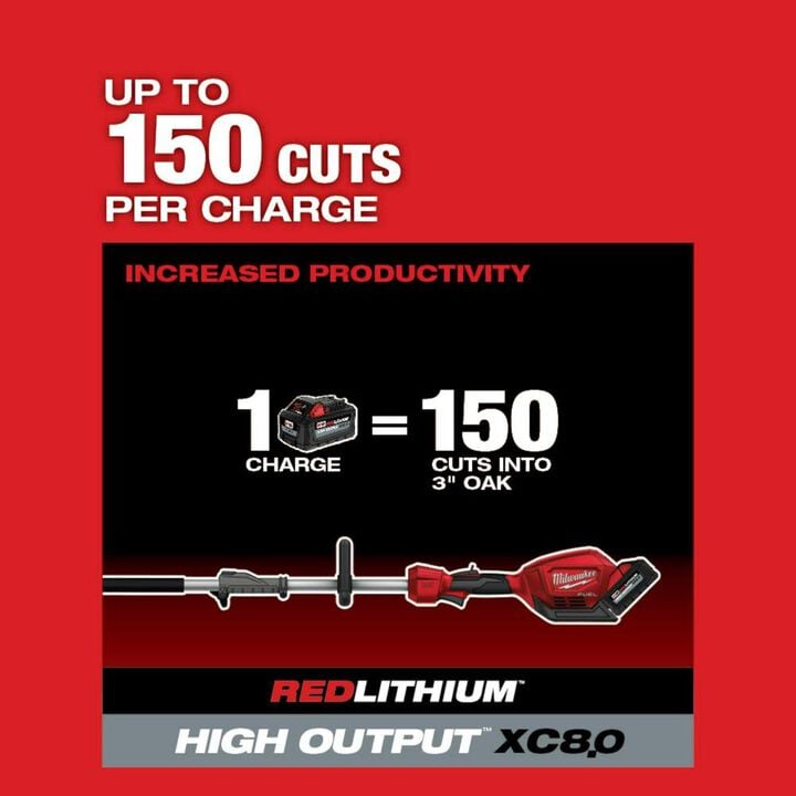 Milwaukee M18 FUEL 10inch Pole Saw with QUIK LOK Reconditioned (Bare Tool), large image number 5