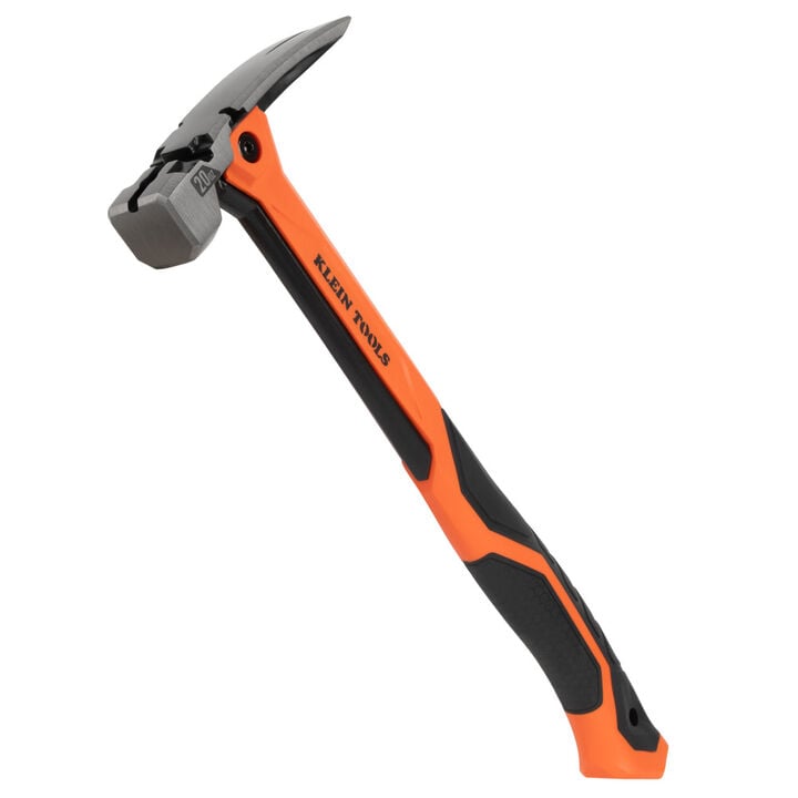 Klein Tools Smooth Face Vibration-Reducing Hammer, 20-Ounce